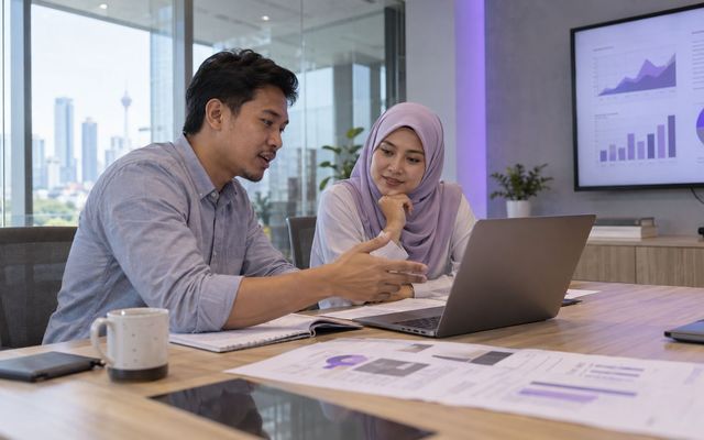 Consultants at work with AiServa